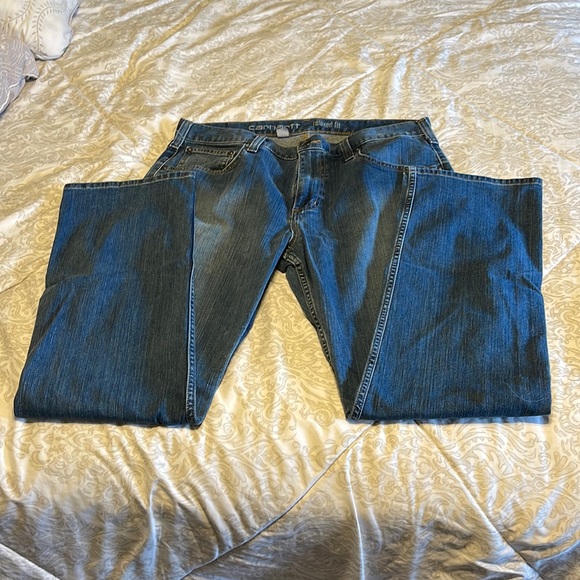 Carhartt Other - Carhartt 36 x 32 relaxed fit blue jeans